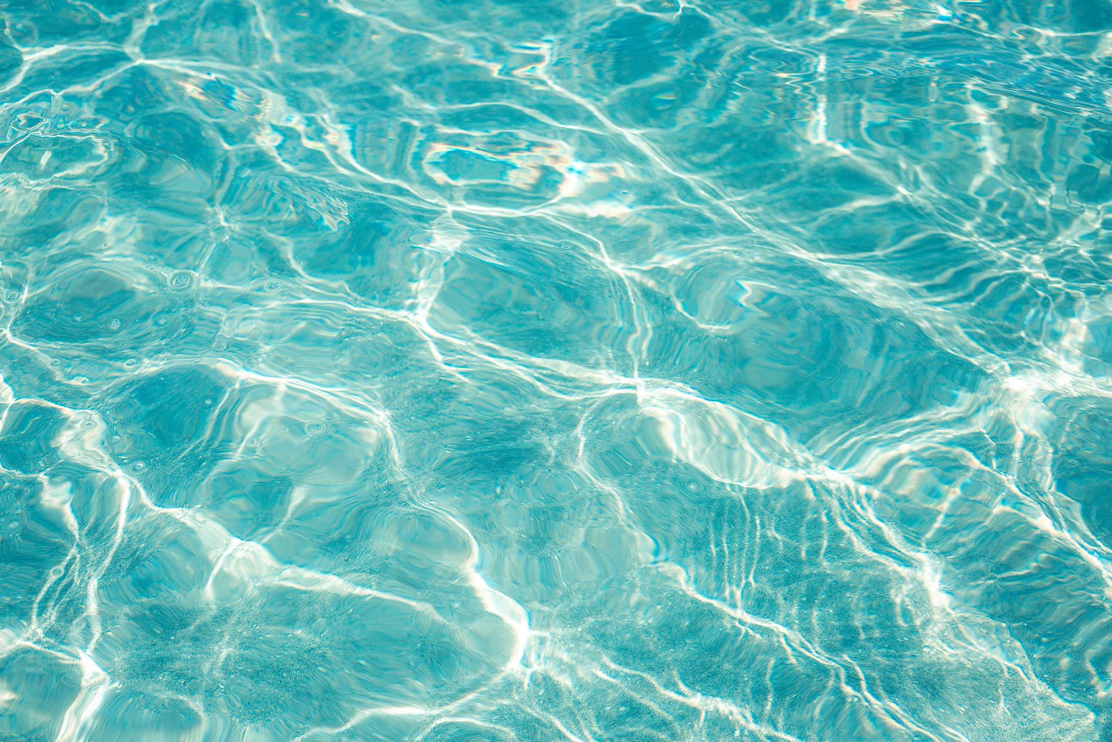 Sunlit pool water texture and caustics